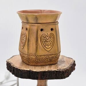 SCENTSY Retired Cozy Terra Cotta Deluxe Full Size Wax Warmer